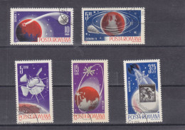 Roumanie - Yvert 2180 / 4 Obliteres - Espace - Satellites - Valeur 2,50 Euros - Used Stamps