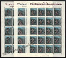 Liechtenstein 1984 Yvert 784-86, Legends, Annihilation Of Trisona  - Full Sheetlets - MNH - Blocks & Kleinbögen
