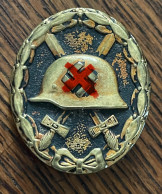 Badge Des Blessés Noir Allemand WW2 VWA - Achat Immédiat Lolo26 - 1939-45