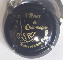 Route Du Champagne : Capsule N° 23 (Rouvres Les Vignes, Noir) Assez Bon état - Andere & Zonder Classificatie