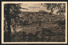 AK Marburg A. D. Lahn, Teilansicht Mit Baum  - Marburg