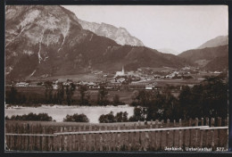 Foto-AK Fritz Gratl: Jenbach /Unterinnthal, Teilansicht Mit Kirche Und Bergen  - Photographie