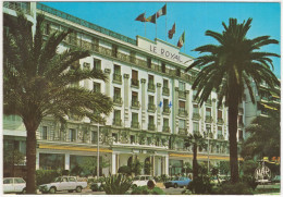 Nice: ALFA ROMEO GIULIA 1.6 SUPER, PEUGEOT 104, RENAULT 4, DATSUN CHERRY 100A - Hotel 'Le Royal'- (France) - Voitures De Tourisme