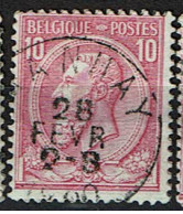 46  Obl  Libin  + 4 - 1884-1891 Leopoldo II