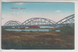 EISENBAHN Railroad Bridge Over River Drava Postcard (hr1280) Botovo Croatia - Gyekenyes Hungary - Croatie