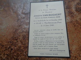 Doodsprentje/Bidprentje   JOSEPH VAN BOGAERT   Anderlecht 1885-1946 Marchienne-au-Pont  (Ep Virginie JOOS) - Religion & Esotericism