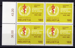 T4074 - SUISSE SWITZERLAND SERVICE Yv N°471 ** Bloc - Officials