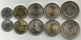 Colombia Full Set 50 100 200 500 1000 Pesos 2023. Km 295-299 New Sc Unc - Kolumbien