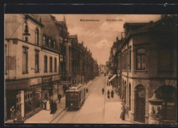 AK Wilhelmshaven, Strassenbahn In Der Marktstrasse  - Tram