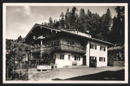 AK Berchtesgaden, Pension Ganghoferlehen, Bes. J. Ganghofer  - Berchtesgaden