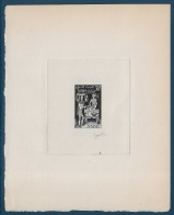 TUNISIE 1955 épreuve D'artiste N°401 30f En Bleu Noir Les Métiérs " PARFUMERIE " Signée Du GRAVEUR GANDON TTB - Andere & Zonder Classificatie
