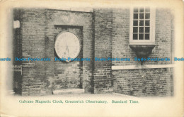 R653895 Greenwich Observatory. Galvano Magnetic Clock. Standard Time. Perkins. 1 - World