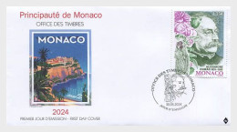 MONACO 2024 PEOPLE Famous Writers. 200th Birth Anniv. Of ALEXANDRE DUMAS - Fine Stamp FDC - Nuevos