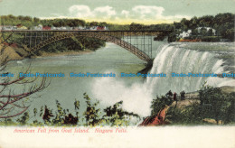 R653918 Niagara Falls. American Fall From Goat Island. 1906 - World