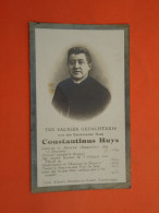Priester - Pastoor Constantinus Huys Geboren Te Beveren Roeselare 1864 Overleden Te Beveren Aan De Yzer  1913  (2scans) - Godsdienst & Esoterisme