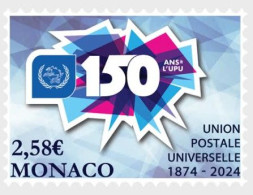 MONACO 2024 EVENTS 150 Years Of Universal Postal Union UPU - Fine Stamp MNH - Ungebraucht