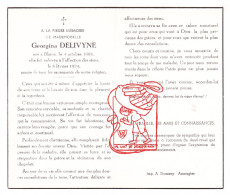 DP Mlle. Georgina Delivyne ° Blaton Bernissart 1888 † 1974 // Imp. Amougies - Devotion Images
