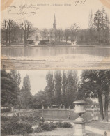 LE RAINCY - 2 CPA : L'église Et L'étang - Le Jardin Public Du Presbytère - Le Raincy