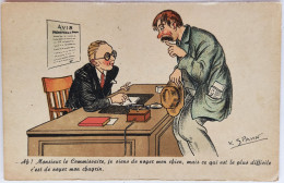 CPA Carte Postale, Illustrateur / P-C / V. SPAHN / - Ah! Monsieur Le Commissaire, Je Viens De Noyer Mon Chien, Mais Ce - Other & Unclassified