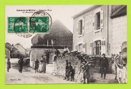 CPA  70 -- ECHENOZ LA MELINE  -- GRANDE RUE ET RECETTE BURALISTE - POSTE  - TABAC  ANIMEE - ANIMEE - RAGUIN EDIT - Sonstige & Ohne Zuordnung