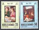 Nouvelles Hebrides  Noel 1971  N 314/15 Neuf X X - Neufs