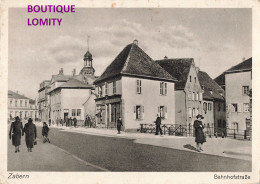 67 Saverne Zabern Occupation Allemande Guerre 1939 1945 Bahnhofstrasse Croix Gammée Rue De La Gare , Carte GF MGH - Saverne