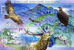 UKRAINE/UKRAINA 2008 MI.973-976**,Yvert BF 59, Fauna. Environment. Crimea Natural Reserve Animals - Miniatur Sheet - MNH - Ukraine