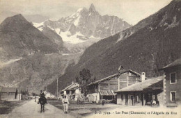 Les Praz ( Chamonix) Et L' Aiguille Du Dru Animée Cavalier RV - Chamonix-Mont-Blanc