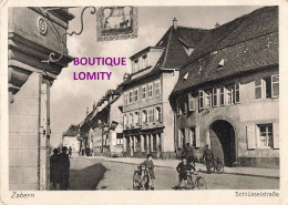 67 Saverne Zabern Occupation Allemande Guerre 1939 1945 Schlusselstrasse Croix Gammée  , Carte GF MGH - Saverne