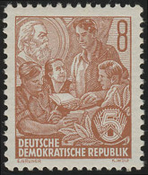 408x XII Fünfjahrplan Buchdruck 8 Pf Wz.2 XII ** Postfrisch - Unused Stamps