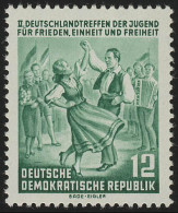 428 YII Deutschlandtreffen Berlin 12 Pf Wz.2 YII ** - Unused Stamps