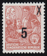 436Ig XI Fünfjahrplan 5 Auf 8 Pf Wz.2 XI ** - Unused Stamps