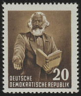 348 YI Karl Marx 20 Pf Wz.2 YI ** Postfrisch - Unused Stamps