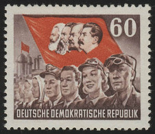 352 XII Karl Marx 60 Pf Wz.2 XII ** Postfrisch - Unused Stamps
