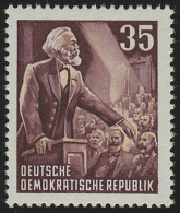 350 YI Karl Marx 35 Pf Wz.2 YI ** Postfrisch - Unused Stamps