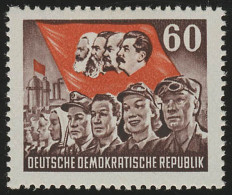 352 XI Karl Marx 60 Pf Wz.2 XI ** Postfrisch - Unused Stamps