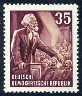 350 Karl Marx 35 Pf ** Postfrisch - Unused Stamps