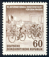 357 Radfernfahrt Für Den Frieden 60 Pf ** - Unused Stamps