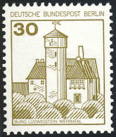 534AI Burgen Und Schlösser 30 Pf Ludwigstein, Neue Fluoreszenz, ** - Neufs