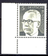 635 Heinemann 5 Pf Ecke Ul ** Postfrisch - Unused Stamps
