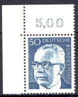 640 Heinemann 50 Pf Ecke Ol ** Postfrisch - Unused Stamps