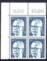 640 Heinemann 50 Pf Eck-Vbl. Ol ** Postfrisch - Unused Stamps