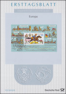 ETB 17/2020 Blockausgabe Europa: Historische Postwege, Postboten - 2011-…