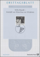 ETB 42/2020 Willy Brandt - 50. Jahrestag Des Kniefalls Von Warschau  - 2011-…