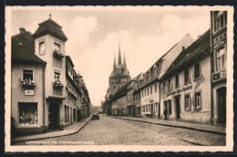 AK Lommatzsch, Döbelnerstrasse, Kirche  - Lommatzsch