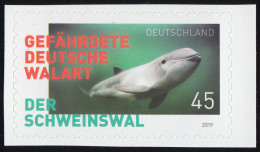 3437 Der Schweinswal, Selbstklebend Aus FB 84, ** - Neufs