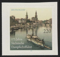 2874 Sächsische Dampfschifffahrt SELBSTKLEBEND Aus MH 85 ** - Unused Stamps