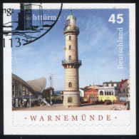 2876 Leuchtturm Warnemünde SELBSTKLEBEND Auf Neutraler Folie, O - Used Stamps