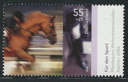 2520 Sporthilfe 55+25 C Springreiten Aachen ** - Unused Stamps