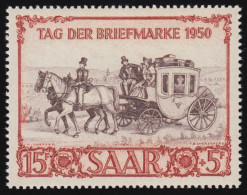Saarland 291 Tag Der Briefmarke & IBASA 1950, Postfrisch ** - Neufs